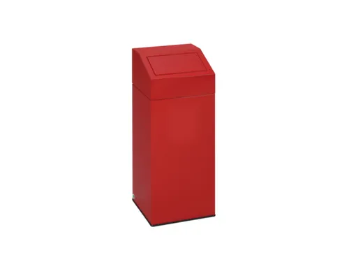 Afvalverzamelaar 76 Liter 890x380x380mm Sticker Poetsdoeken Rood