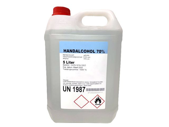 Mediqo-Line Désinfectant main Alcool 70% Bidon 5 litres