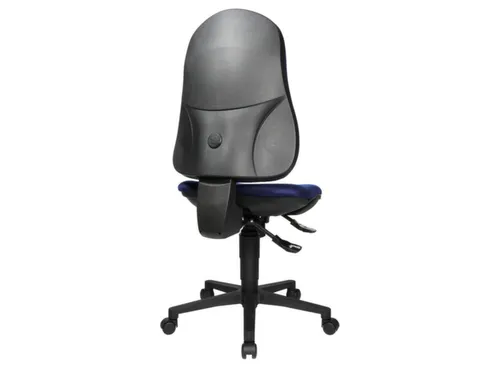 bureaustoel,synchroonmech.,zitting stof blauw,zitting H 420-550mm