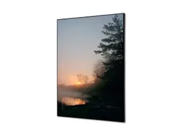 Wanddecoratie Textiel Set A2 Zonsopgang Bos