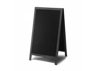 Krijtstoepbord Zwart 68x120cm - 1