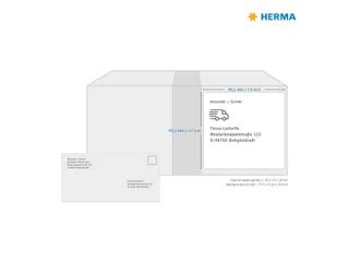 HERMA 4653 Premium Adresetiketten A4 99,1x93,1mm Wit 600 stuks - 4