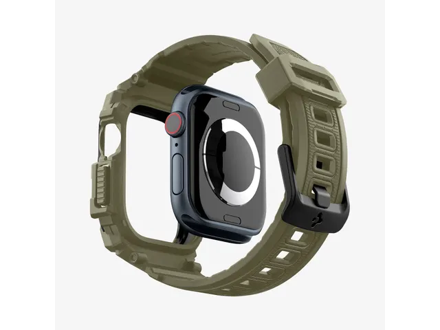 Spigen Rugged Armor Pro Opbergtas Khaki Apple Watch 10 46mm