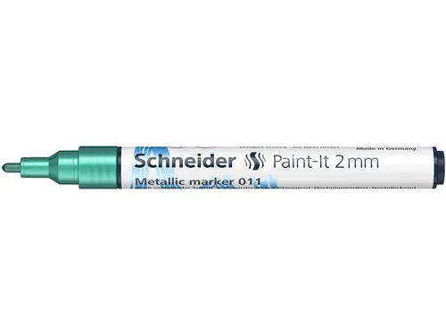 Metallic marker Schneider Paint-It 011 2mm groen metallic
