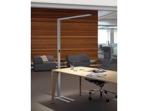 Vloerlamp LED MAULsirius colour Zilver vario sensor dimbaar voet
