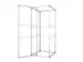 FlexFrame Opbergruimteset beurswand 98x250cm Zilver frame
