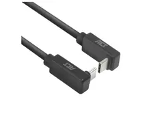 Kabel ACT USB-C hoek boven/beneden 10Gbps 1m