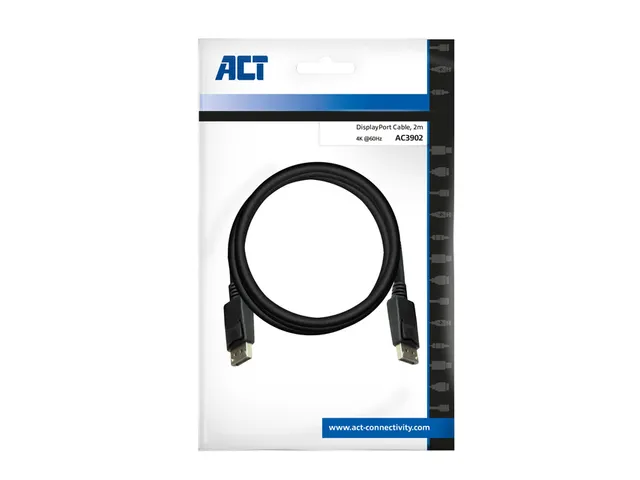Kabel ACT DisplayPort 2 meter zwart