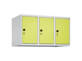 opzetkast,v. locker,3vak.,vak B 300mm,HxBxD 500x900x500mm,draaigrendel - 2