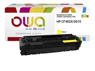 Tonercartridge OWA alternatief tbv HP CF402X geel - 1
