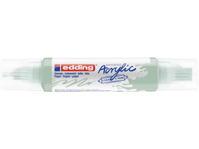 Acrylmarker edding e-5400 3D double liner zacht mint