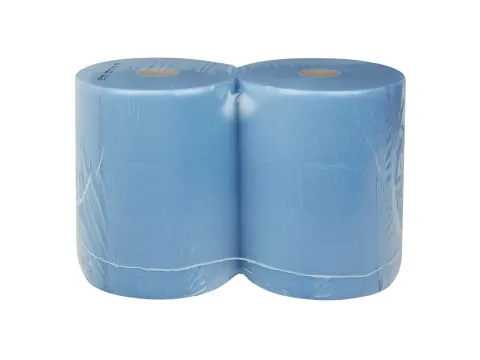 Poetspapier 108650 Euro perforatie Cellulose Blauw 3-Laags