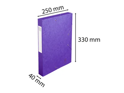 CARTOBOX glanskarton rug 40mm lila