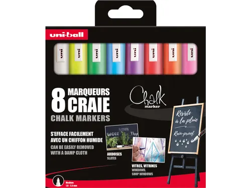 Krijtmarker Rond 1,8 - 2,5 Mm 8X Assorti