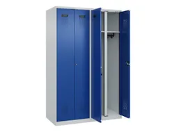 locker voor scheiding van kleding,HxBxD 1850x1200x500mm,4vak