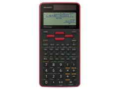 Calculator Sharp-ELW531TGBRD rood wetenschappelijk