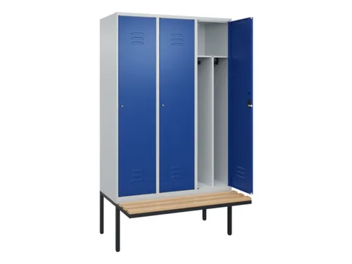 locker voor scheiding van kleding,HxBxD 2120x1200x815mm,3vak