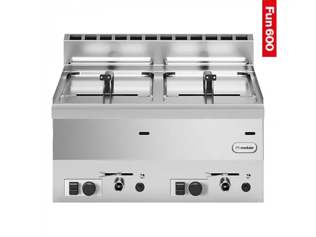 Friteuse Modular Fun 600 Gas 2x8 Liter