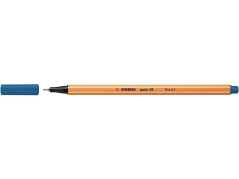 Fineliner STABILO point 88/41 blauw 0.4mm