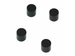 Glasbordmagneten Naga 10x10xmmcylinder set a 4st. zwart