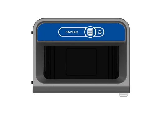 Configure Recyclingstation Papier 125 Liter Antraciet Blauw