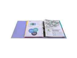 Ordner PP Prem'Touch A4maxi 80mm lila