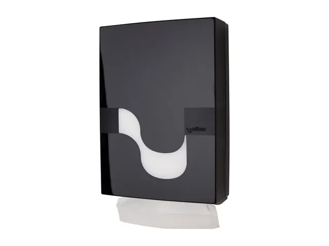 Handdoek dispenser Celtex Slim zwart