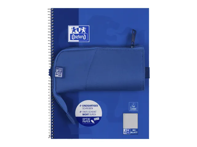 Trousse Oxford Stand-Up bleu