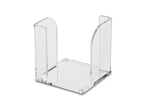 Acryl Memobox 9x9cm zonder memo's