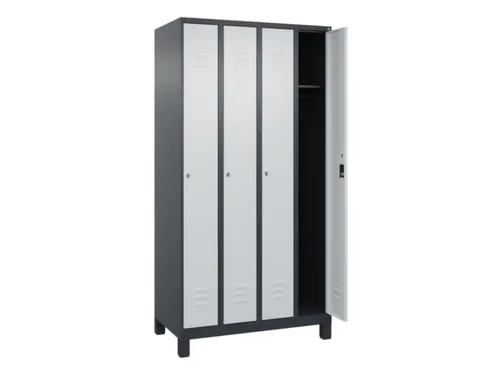 locker,HxBxD 1950x1000x500mm,4vak,vak B 250mm,cil.-slot,voeten