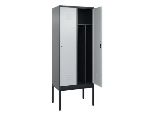 locker voor scheiding van kleding,HxBxD 2120x800x500mm,2vak