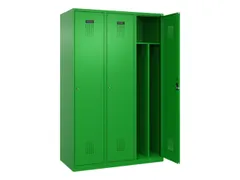 locker voor scheiding van kleding,HxBxD 1850x1200x500mm,3vak