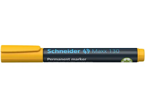 Marker Schneider Maxx 130 permanent ronde punt geel