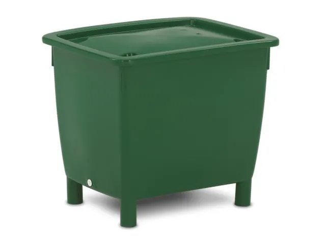 Deksel Voor Hoekige Opslagbak 210 Liter Groen