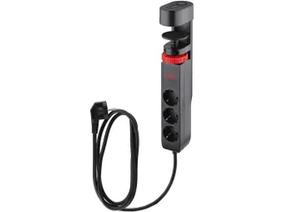 IOIO desktop stekkerdoos SL3000 3-voudig + 3x USB Zwart - 1