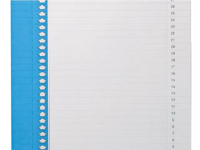 Ruiterstrook Elba Nr 9 157x7mm lateraal blauw 10 stuks