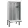 locker met bank,HxBxD 1950x900x815mm,3vak,vak B 300mm,cilinderslot