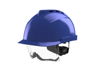 MSA V-Gard 930 geventileerde veiligheidshelm Blauw - 1