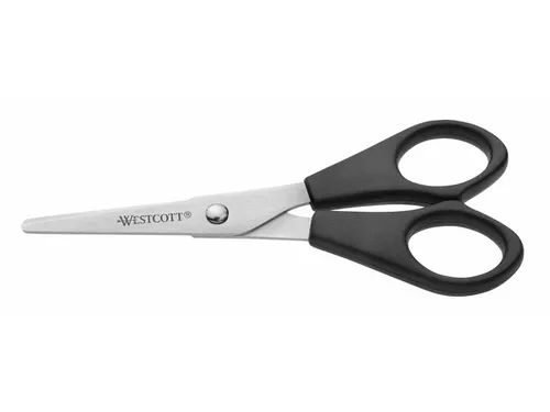 Kantoorschaar Westcott 130mm met kunststof grip rvs