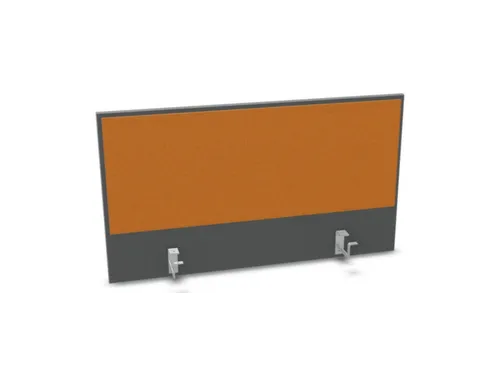 opzetpaneel bureau aanbouw achter MS-donkergrijs BN3005-geel 1000mm