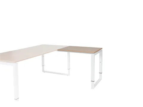 Domino Plus Aanbouw Hoogte Verstelbaar 800x600mm Hav/Kers 25mm Wit