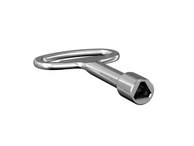 Driekantsleutel,V. Afvalbak,Drievlakshoek 8Mm,Staal