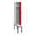 locker met bank,voor scheiding van kleding,HxBxD 2120x300x815mm,1vak