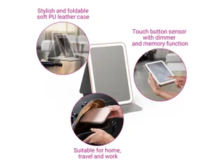 Medisana CM 400 Tablet cosmetica spiegel LED-verlicht Roze - 4
