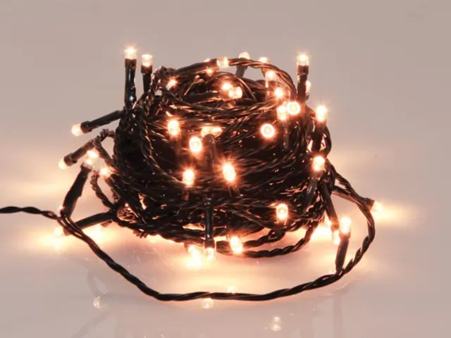 Maxilight LED - 8m - 120 Arizona Witte Lampen - Groene Draad - 24 V