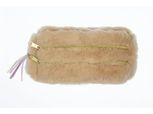 Etui Galaxy Girl roze bont