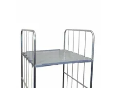 hygiënisch legbord,v. Gaasbox BxD 710x762mm,draagverm. 150kg,HDPE