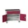 gereedschapswagen 965x1050x600mm antislip 2 laden+kast RAL7035+RAL3004