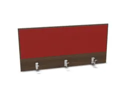 opzetpaneel bureau aanbouw achter NV bruin hickory rood 1200mm