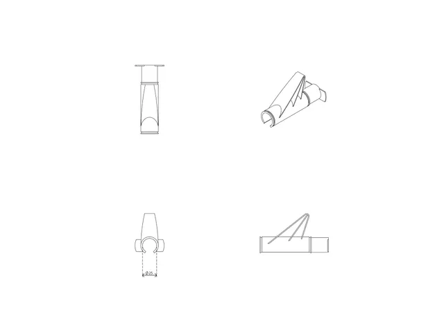 Outil à main 860 pour range-câbles Addit Ø25mm